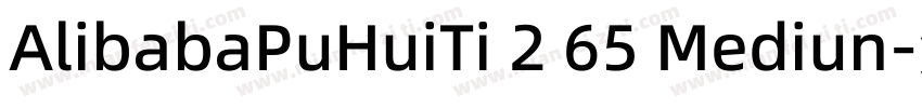 AlibabaPuHuiTi 2 65 Mediun字体转换